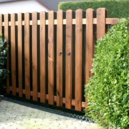 Portillon en Bois Rustique pour un Accueil Chaleureux Bezons